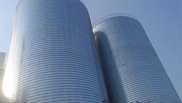 海港2座混凝土高架卷板仓